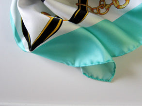 Silk Scarf "Stilettos by RoSa". Mint Green