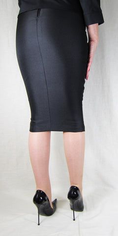 Hobble Skirt Knee Length - Suiting Twill